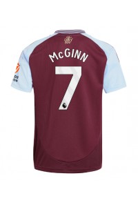 Aston Villa John McGinn #7 Voetbaltruitje Thuis tenue 2024-25 Korte Mouw